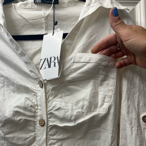 Zara Button Down Dress - Picture 5 of 8